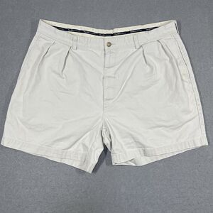 Polo Ralph Lauren Short Pants Mens Size 40 Beige Pleated Chino Golf Classic